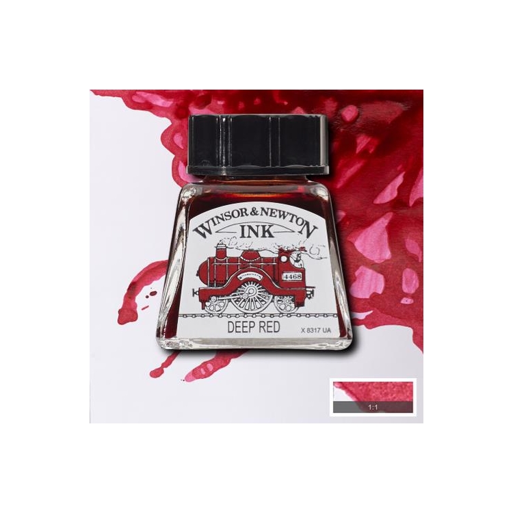 W&N CALLIGRAPHY INK 14 ML - DARK RED 1005227 - Image 1