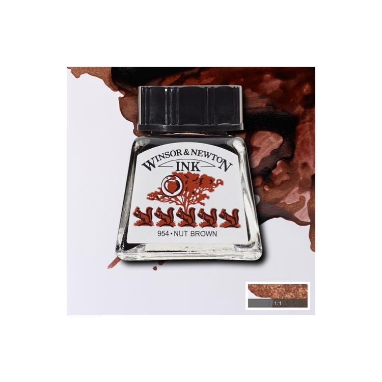 W&N CALLIGRAPHY SHOWER 14 ML - HAZELNUT 1005441 - Image 1