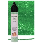 DAILY ART UNIVERSAL 3D CONTOUR WITH GLITTER 25 ML - GREEN
