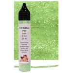 DAILY ART UNIVERSAL 3D CONTOUR WITH GLITTER 25 ML - LIGHT GREEN