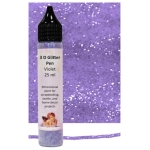 DAILY ART UNIVERSAL 3D CONTOUR WITH GLITTER 25 ML - VIOLET