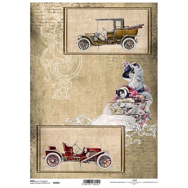 1043 ITD COLLECTION DECOUPAGE RICE PAPER A4 - R1043 - Image 1