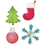 SIZZIX BIGZ CUT DIES - CHRISTMAS TREE, ORNAMENT