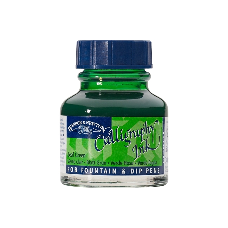 111341-92148 W&N CALLIGRAPHY INK 30 ML - LIGHT GREEN - Image 1