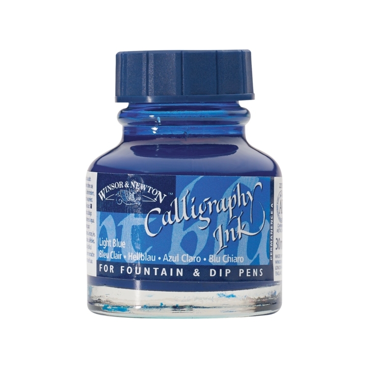 W&N CALLIGRAPHY SHOWER 30 ML - LIGHT BLUE - Image 1