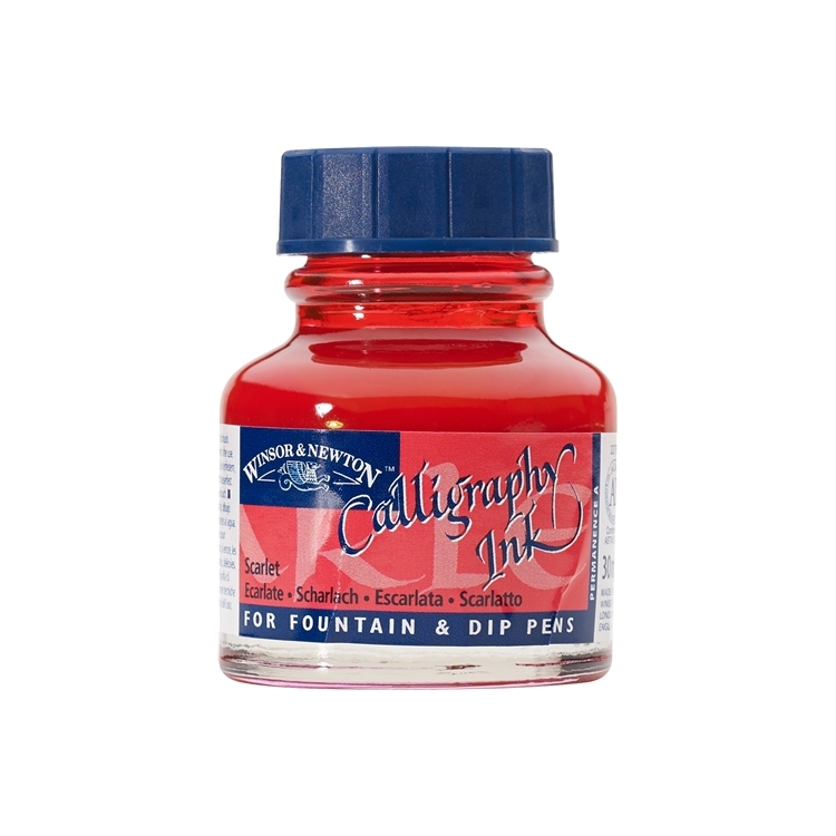 W&N CALLIGRAPHY SHOWER 30 ML - SCARLET - Image 1