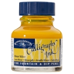 W&N CALLIGRAPHY INK 30 ML - YELLOW
