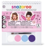 SNAZAROO SET OF FACE PAINTS 4X1 ML. + BRUSH - GIRLS