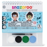 SNAZAROO SET OF FACE PAINTS 4X1 ML. + BRUSH - BOYS