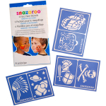 SNAZAROO FACE PAINT TEMPLATES 6 PCS. - BOYS