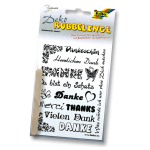 FOLIA DECORATION TEMPLATE 3 SHEETS 10.5/14 THANKS