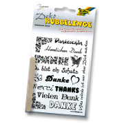 FOLIA DECORATION TEMPLATE 3 SHEETS 10.5/14 THANKS