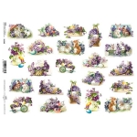 ITD COLLECTION DECOUPAGE RICE PAPER A4 - R1340