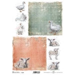 ITD COLLECTION DECOUPAGE RICE PAPER A4 - R1347