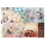 ITD COLLECTION DECOUPAGE RICE PAPER A4 - R1393