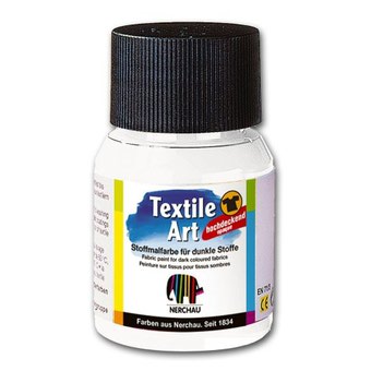 142102-80886 NERCHAU TEXTILE DYE 59 ML. -WHITE - Image 1
