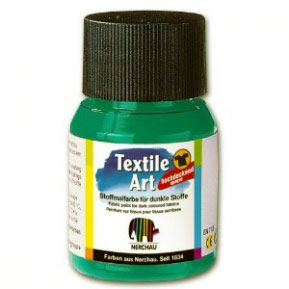 142824-80917 NERCHAU TEXTILE DYE 59 ML. - METALLIC GREEN - Image 1