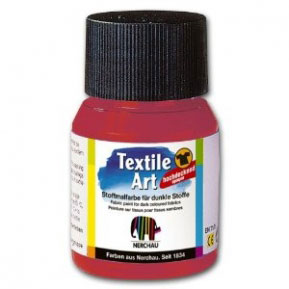144318-80924 NERCHAU TEXTILE DYE 59 ML. - RED DARK BASE 59 ML - Image 1