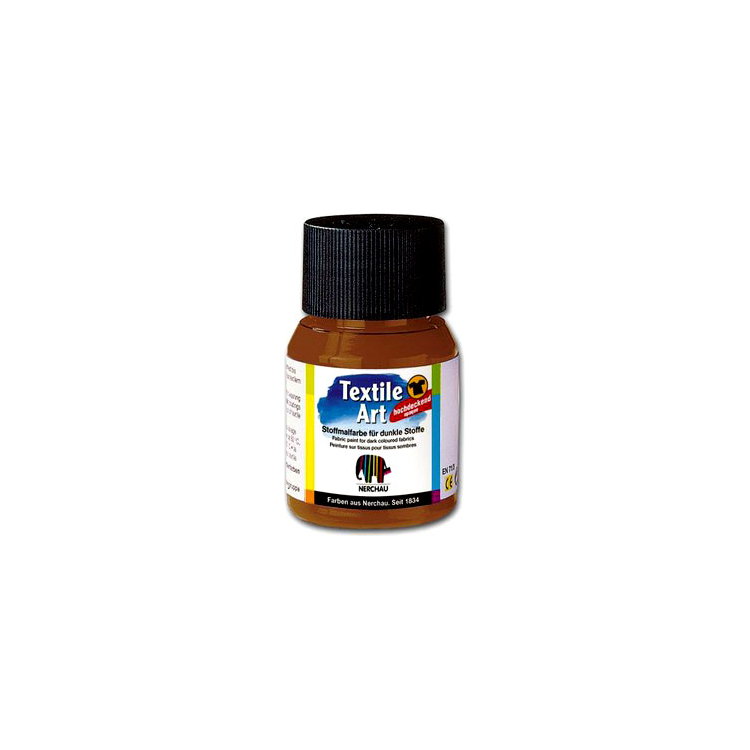 NERCHAU TEXTILE DYE 59 ML. - BROWN DARK BASE - Image 1