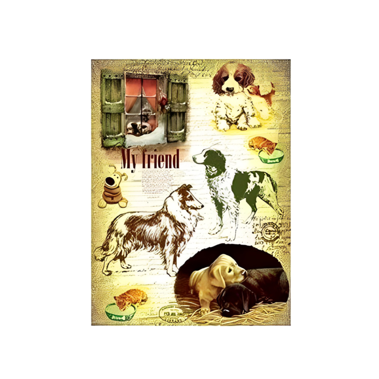 147037 CADENCE DECOUPAGE RICE PAPER A4 - 037 - Image 1