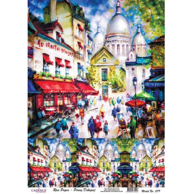 CADENCE DECOUPAGE RICE PAPER A4 - 379 - Image 1
