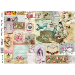 CADENCE DECOUPAGE RICE PAPER A4 - 528