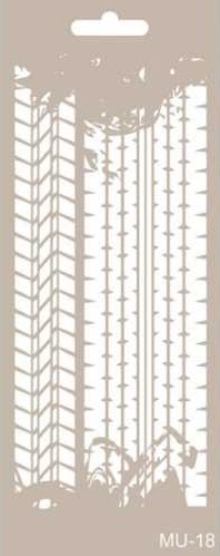 165018-141906 CADENCE UNIVERSAL TEMPLATE 10/25CM. - MU-18 - Image 1