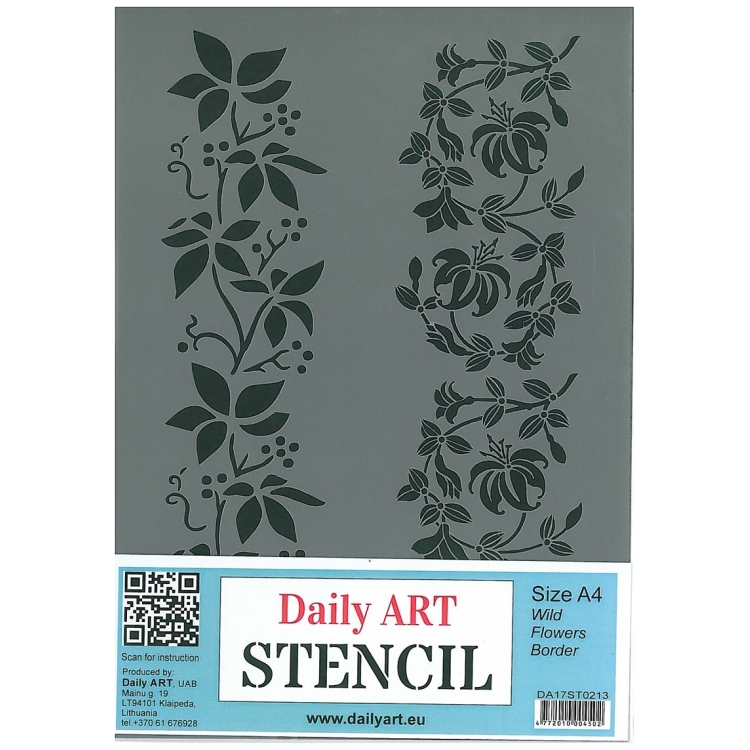 170213-127836 DAILY ART UNIVERSAL REUSABLE TEMPLATE A4 213 - Image 1