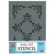 DAILY ART UNIVERSAL REUSABLE TEMPLATE A4 215