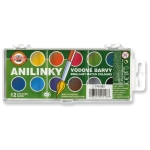 KOH-I-NOOR ANILINE PAINTS SET 12 COLORS