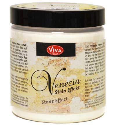 197101-111390 VIVA DECOR STRUCTURAL PASTE VENEZIA 250 ML - WHITE ANTIQUE - Image 1