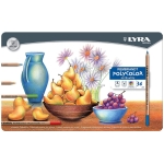 LYRA REMBRANDT POLYCOLOR COLORED PENCILS SET 36 COLORS