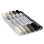 COPIC CIAO SET - 5+1 WARM GREY TONES - Image 3