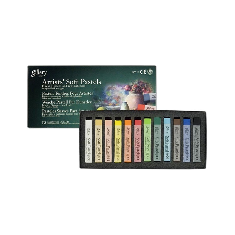 224012-82362 MUNGYO DRY PASTEL SET MPV-12 - Image 1
