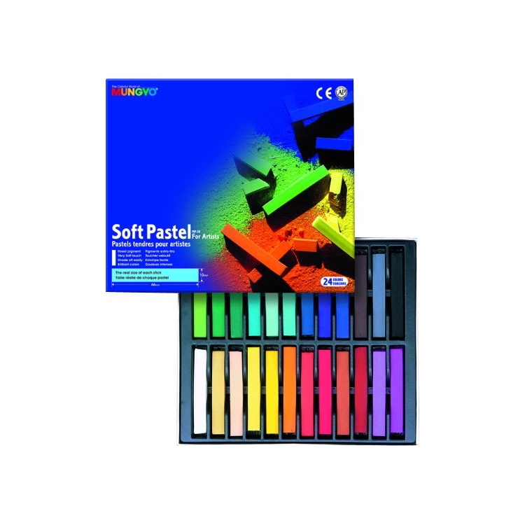 226024-82373 MUNGYO DRY PASTEL SET MP-24 - Image 1