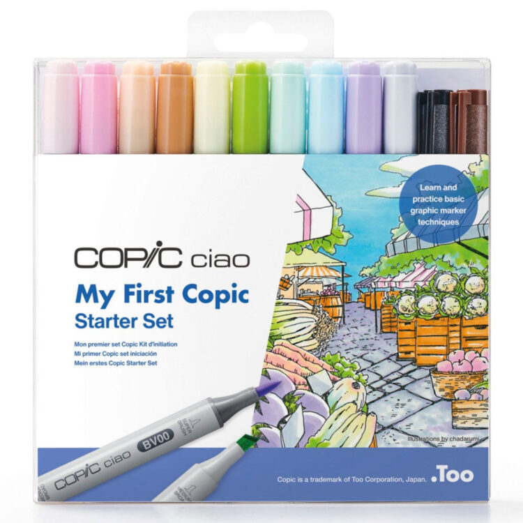 COPIC CIAO SET - 10+2 CM MY FIRST COPIC STARTER SET - Image 1