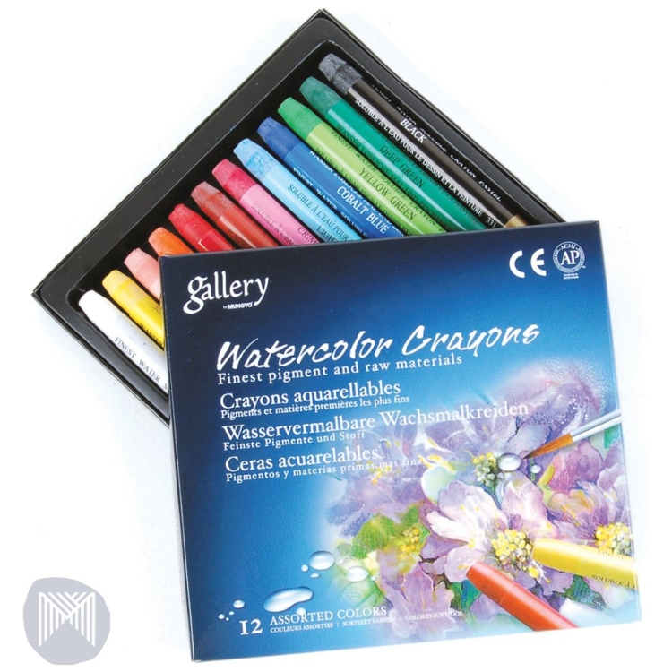 MUNGYO WATERCOLOR PASTEL SET MAC-12 - Image 1