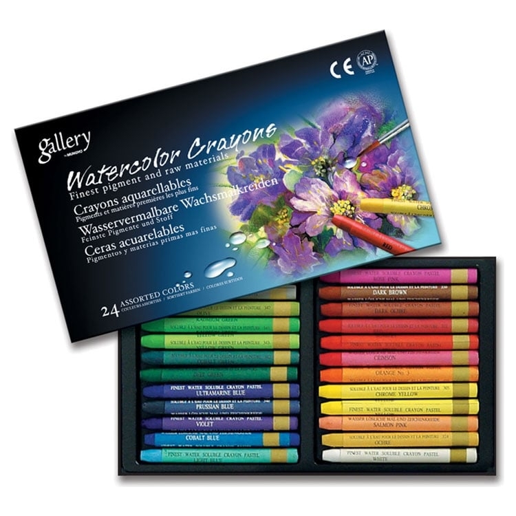 233024-82396 MUNGYO WATERCOLOR PASTEL SET MAC-24 - Image 1
