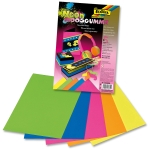 FOLIA 3D RUBBERIZED PAPER 20/29 CM 2 MM - NEON MIX