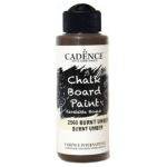 CADENCE BLACKBOARD EFFECT PAINT 120 ML - BURNT UMBER 2560