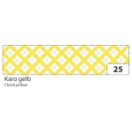 FOLIA WASHI TAPE - DECORATION STICKER - YELLOW SQUARE