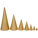 CREATIV PAPIER-MÂCHÉ DECORATION CONE 2.5 CM.