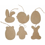 CREATIV PAPIER-MÂCHÉ EASTER FIGURINES H: 10 CM