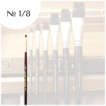 GIOCONDA BRUSH SYNTHETIC FLAT No1/8