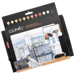 COPIC MARKER SET - ARCHITECTURE COLOURS 12 COLORS