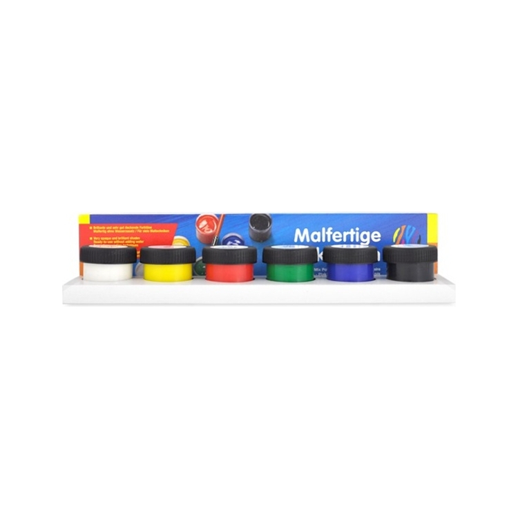 NERCHAU TEMPERA PAINT SET 6 X 18 ML - Image 1