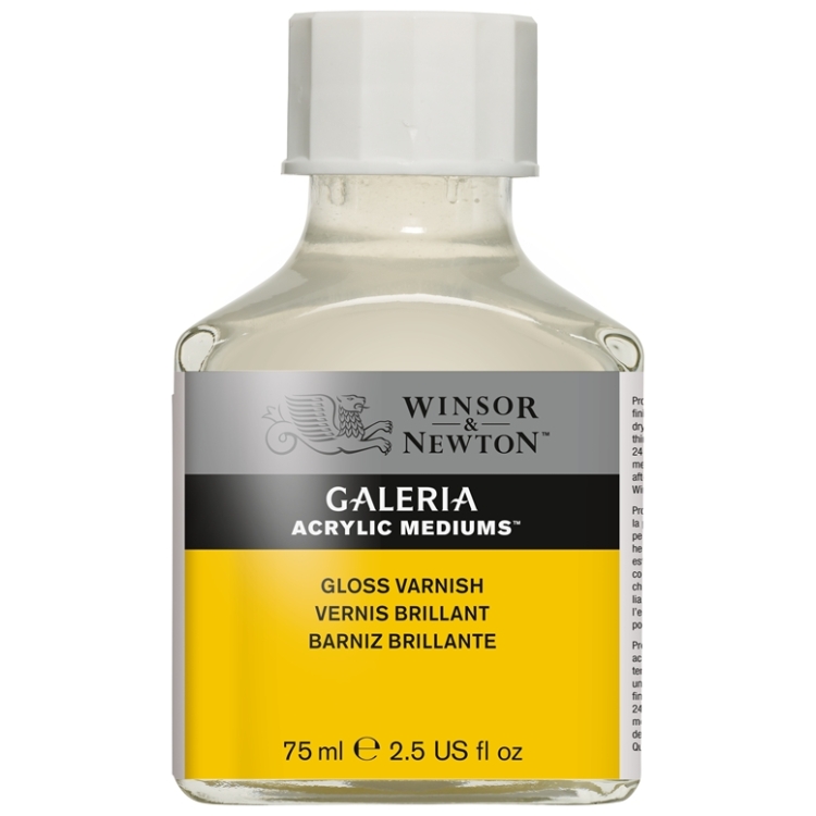 302801-92127 W&N ACRYLIC END VARNISH 75 ML - GLOSS - Image 1
