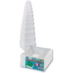 FOLIA SQUARE CARDBOARD BOX - WHITE 13 CM.