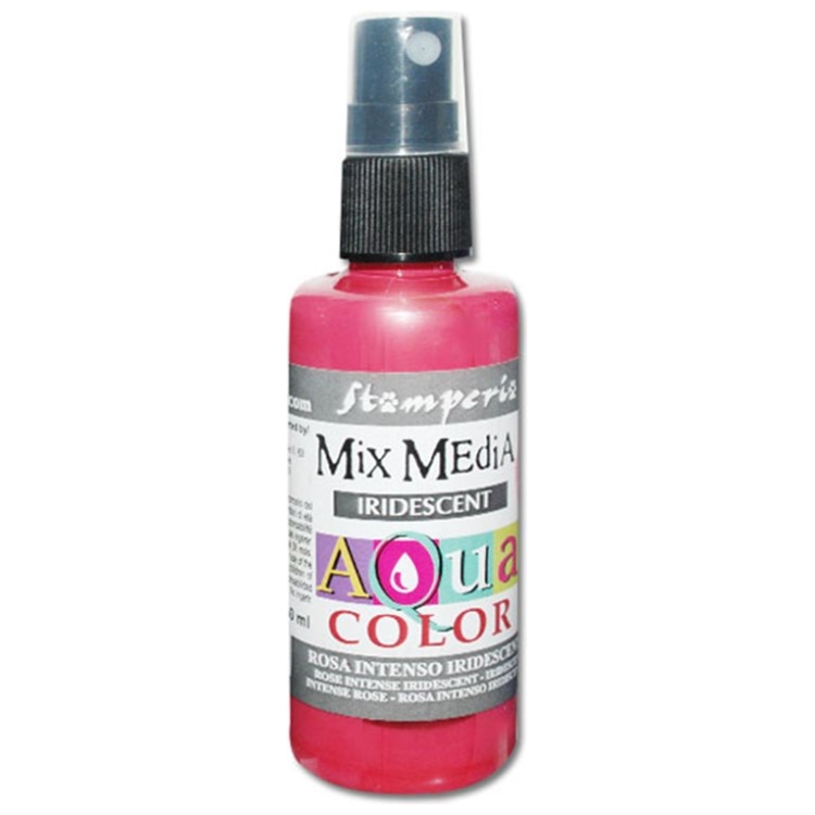 311024-109872 STAMPERIA AQUA COLOR 60 ML - IRIDESCENT INTENSE ROSE KAQ024 - Image 1