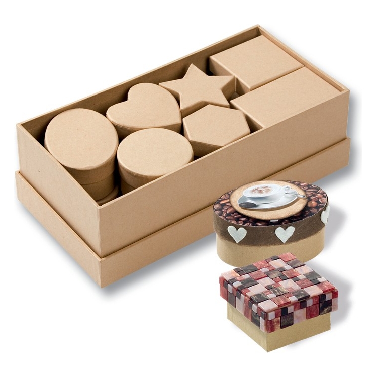 FOLIA CARDBOARD KRAFT BOXES ASSORTED - Image 1
